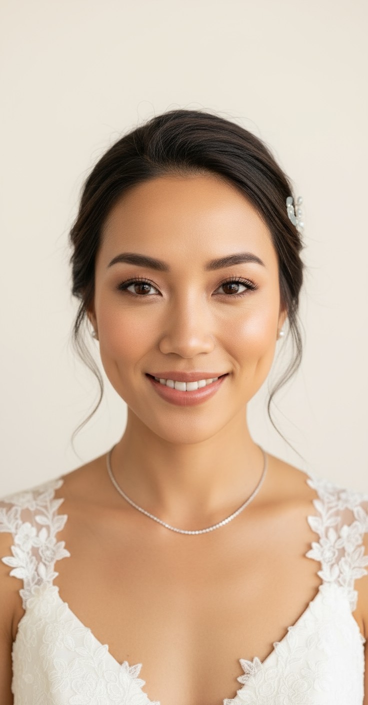 After Beach Wedding Updo